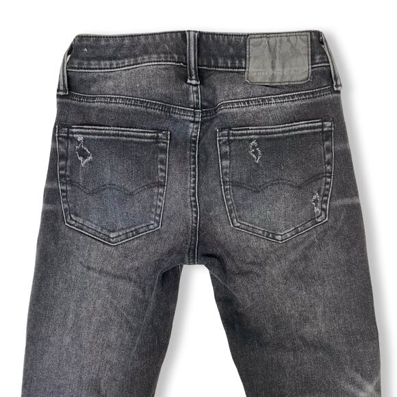 American Eagle AirFlex 360 Jeans | Men’s 26x30 | Distressed Black | Real Good - Picture 3 of 9